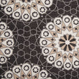 Spanish Black/Beige Geometric Poly/Cotton Canvas