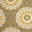 Spanish Green Geometric Poly/Cotton Canvas