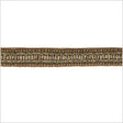 0.5" Copper/Bronze Beaded Rhinestone Trm