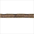 0.5" Gold/Copper Beaded Rhinestone Trim