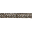0.75" Gunmetal/Bronze Beaded Rhinestone Trim