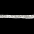 0.25" Silver Beaded Rhinestone Trim