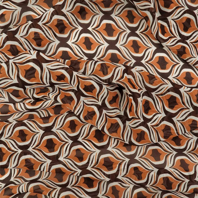 1 Yard Brown Terracotta Lightweight Fabric 57/58" Wide