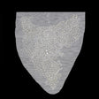 Silver Rhinestone Neck Applique