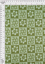 Double Knit Jacquard Floral Fabric