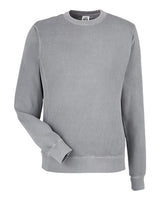 J. America Unisex Pigment-Dyed Fleece Crewneck Sweatshirt