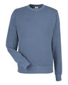 J. America Unisex Pigment-Dyed Fleece Crewneck Sweatshirt