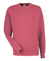 J. America Unisex Pigment-Dyed Fleece Crewneck Sweatshirt