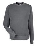 J. America Unisex Pigment-Dyed Fleece Crewneck Sweatshirt