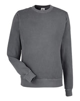 J. America Unisex Pigment-Dyed Fleece Crewneck Sweatshirt