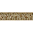 1.125" Gold Sequined Rhinestone Trim