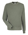 J. America Unisex Pigment-Dyed Fleece Crewneck Sweatshirt
