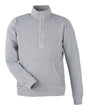 J. America Unisex Pigment-Dyed Fleece Quarter-Zip Pullover
