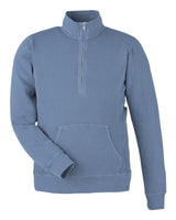 Pigment-Dyed Fleece Quarter-Zip Pullover