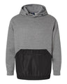 Unisex Mixed Media Hooded Sweatshirt