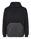 Unisex Mixed Media Hooded Sweatshirt