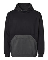 Unisex Mixed Media Hooded Sweatshirt
