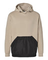 Unisex Mixed Media Hooded Sweatshirt