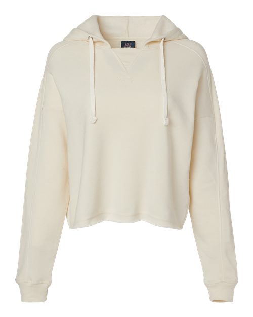 Women's Angel Fleece Crop Hooded Sweatshirt