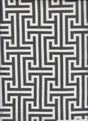 Geometric Mesh Print Stretch Fabric Ivory/Black