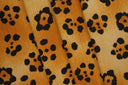 1 yarda de tela de punto acanalada 8x3 Yummy Rib con estampado de leopardo, diseño animal elástico, ancho 58/60"