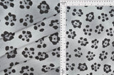 Leopard Print Ribbed Knit Fabric