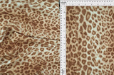Leopard Print Stretch Knit Fabric