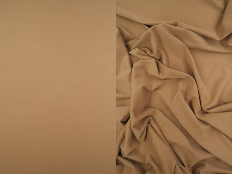 1 Yard DTY Brushed Solid Knit Fabric, 58/60? Wide Polyester Spandex Blend