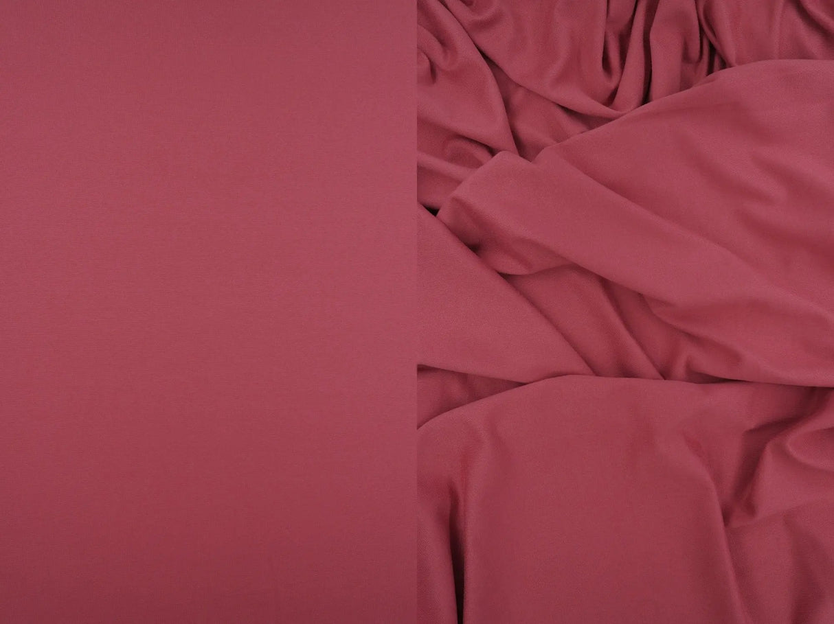 1 Yard Solid DTY Brushed Knit Fabric, 58/60? Wide Polyester Spandex Blend