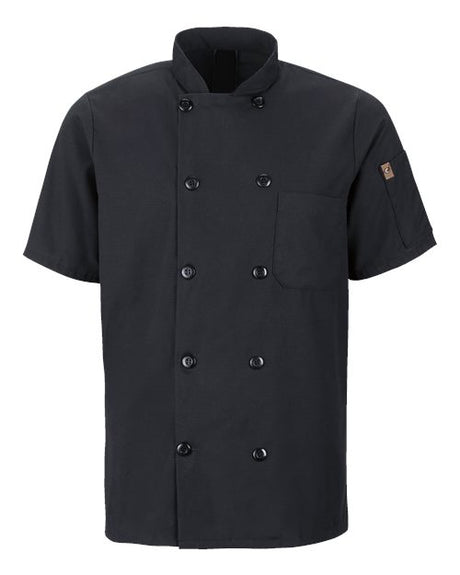 Chef Designs Mimix Short Sleeve Chef Coat with OilBlok