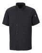 Chef Designs Mimix Short Sleeve Chef Coat with OilBlok