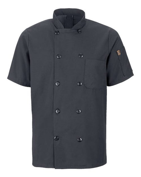 Chef Designs Mimix Short Sleeve Chef Coat with OilBlok