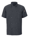 Chef Designs Mimix Short Sleeve Chef Coat with OilBlok