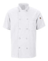 Chef Designs Mimix Short Sleeve Chef Coat with OilBlok