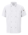 Chef Designs Mimix Short Sleeve Chef Coat with OilBlok