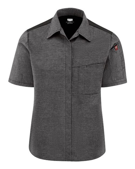 Women's Poplin Airflow Cook Shirt with OilBlok