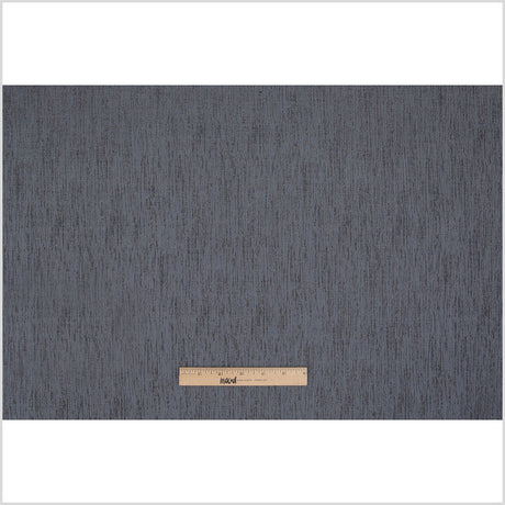 Denim Striated Woven Brocade