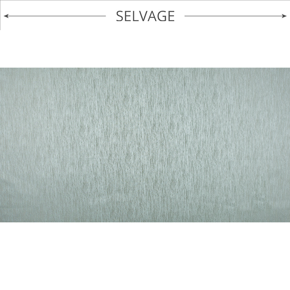 Mint Striated Woven Brocade