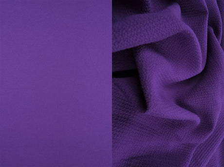 Solid Ghost Bubble Crepe Fabric, Lightweight Textured Stretch 57/58" Wide for Apparel