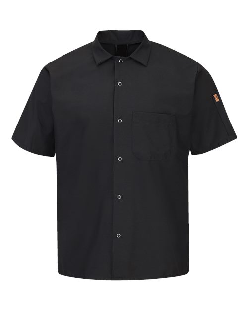 Chef Designs Mimix Short Sleeve Cook Shirt with OilBlok