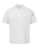 Chef Designs Mimix Short Sleeve Cook Shirt with OilBlok