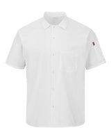 Chef Designs Mimix Short Sleeve Cook Shirt with OilBlok