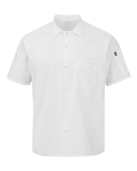 Chef Designs Mimix Short Sleeve Cook Shirt with OilBlok