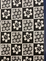 Double Knit Jacquard Floral Fabric