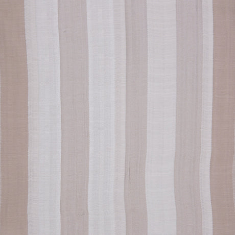 Indian Ivory/Beige Striped Poly/Cotton Brocade