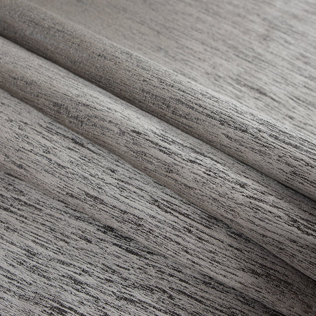 Chrome Striated Woven Brocade