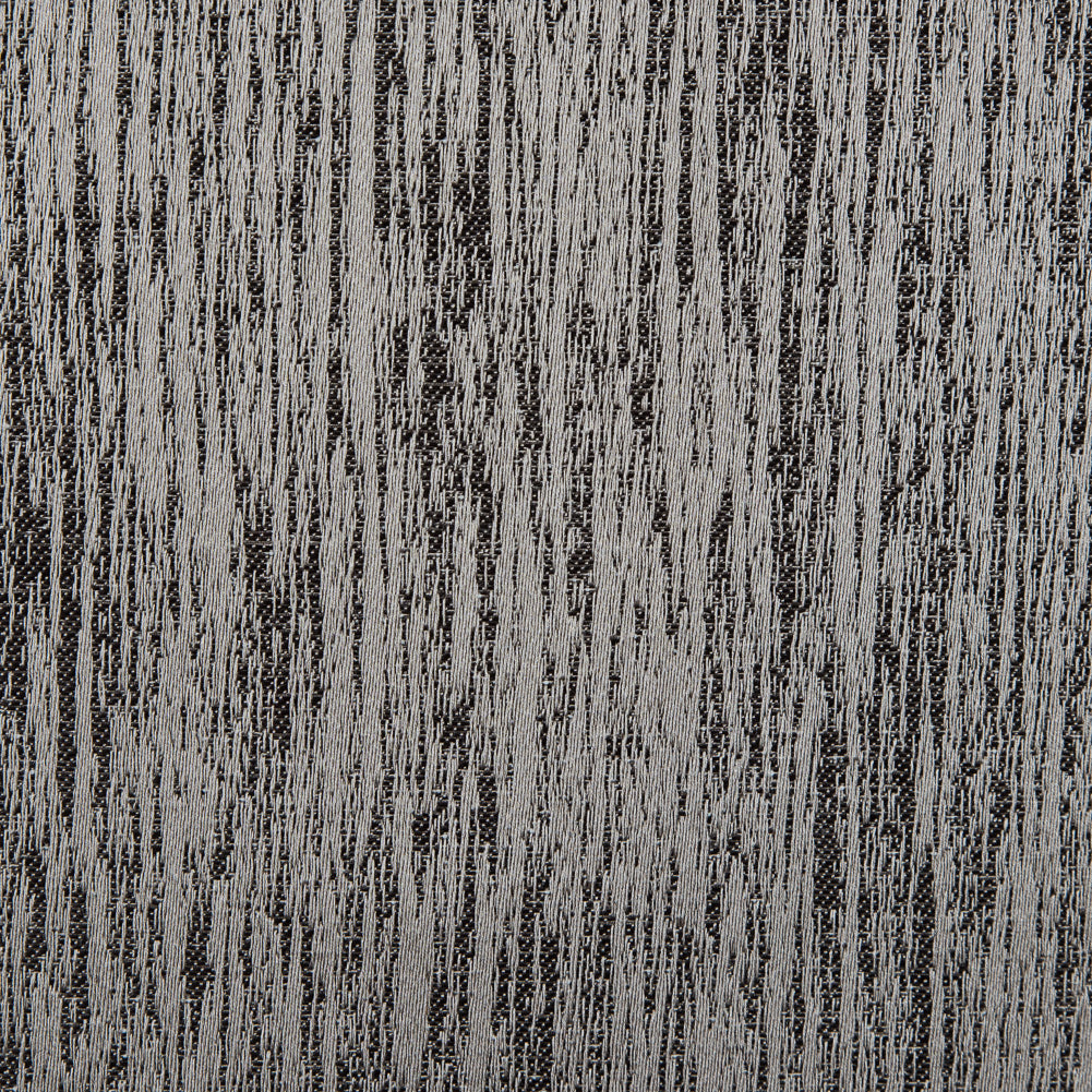 Chrome Striated Woven Brocade