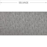 Chrome Striated Woven Brocade