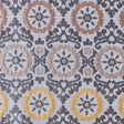 Brown and Gray Floral Brocade