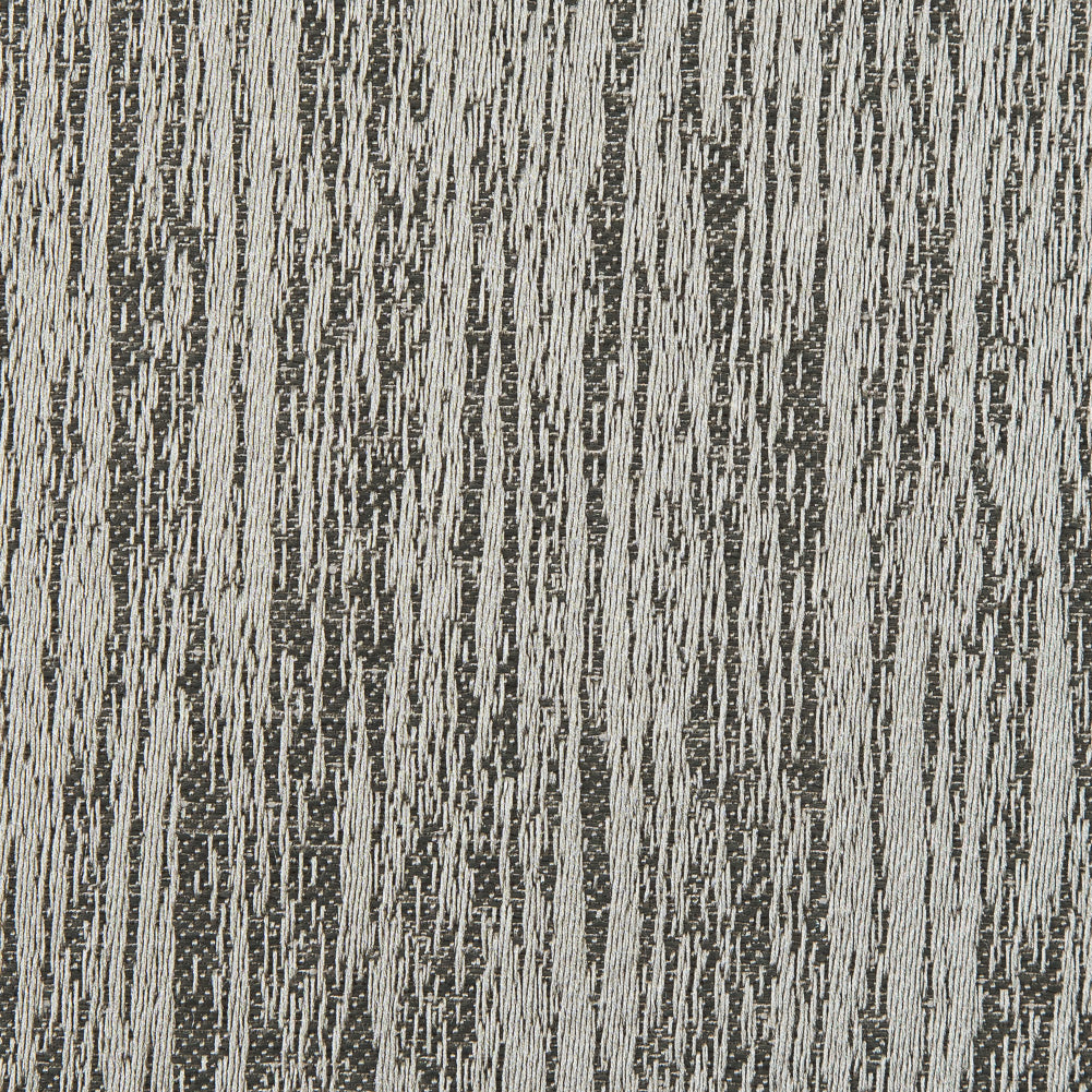 Gray Striated Woven Brocade
